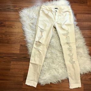 aeo cream jegging